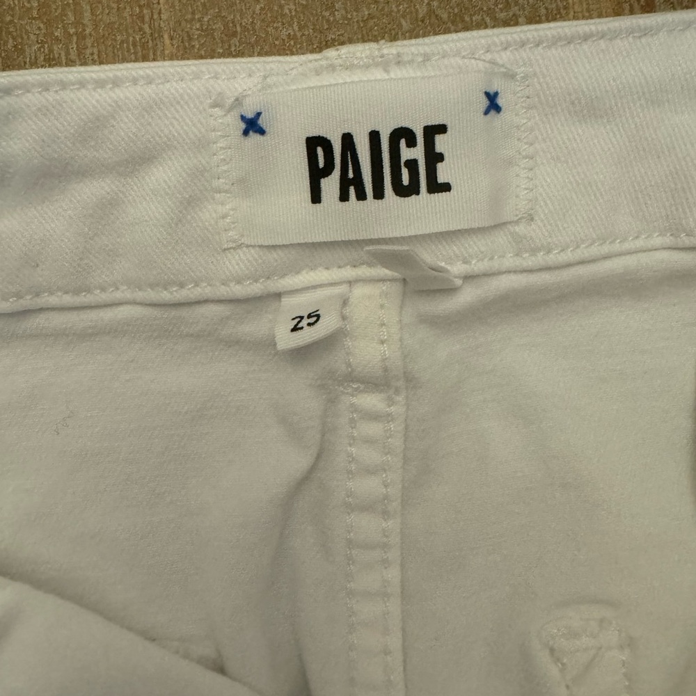 Paige Denim White Jean Skirt 25 - Picture 5 of 5
